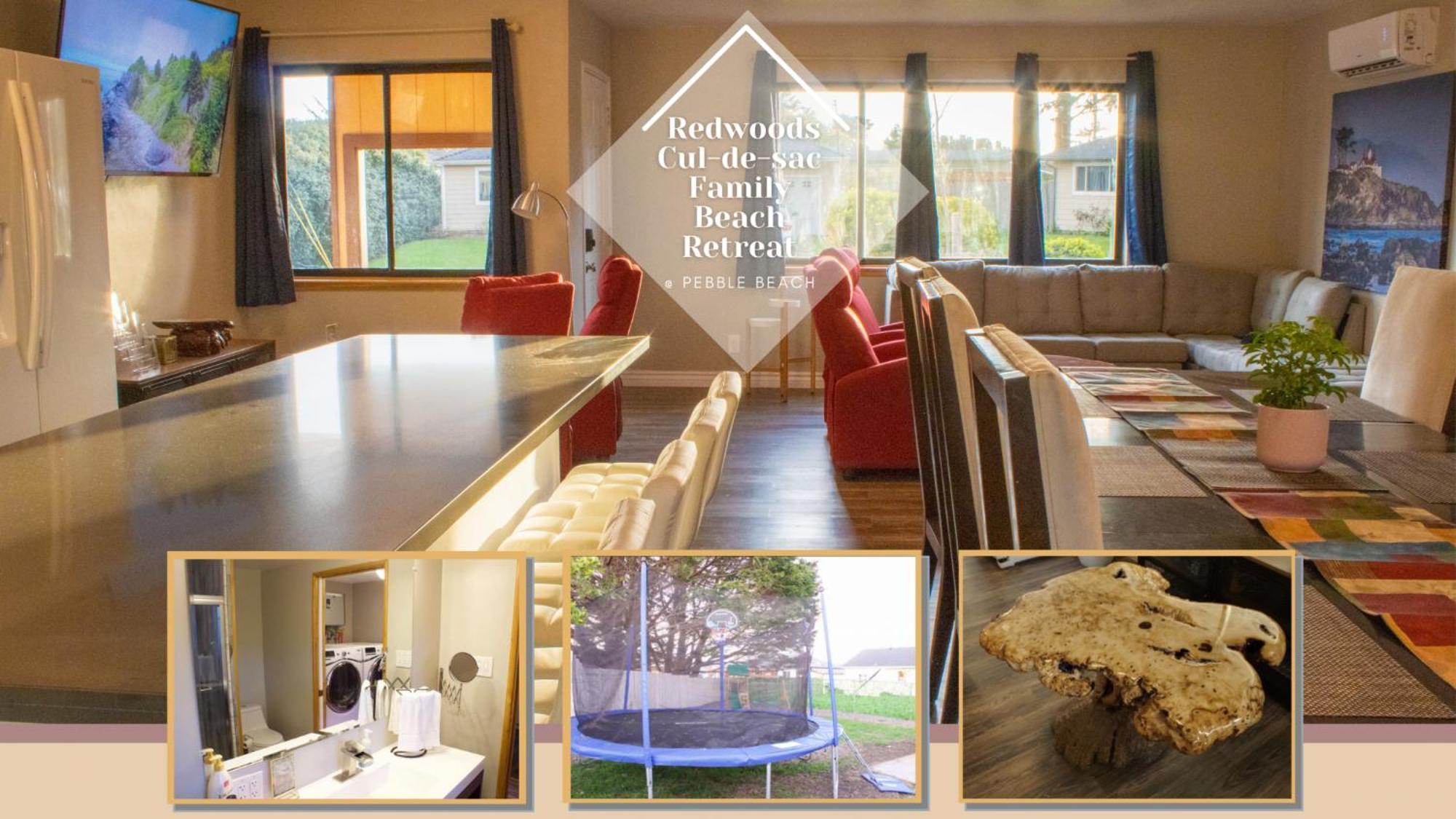 Private Home - Playground, Jumping Mat, Bbq, Darts, Firepit, Gazebo, 4 Smart Tvs, White Cotton Bedding, - The Redwood Cul-De Sac Beach Retreat Crescent City Εξωτερικό φωτογραφία
